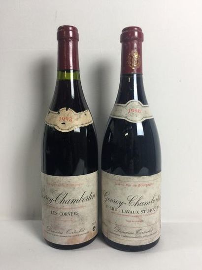 null 1 Blle GEVREY CHAMBERTIN LAVAUX ST JACQUES (Domaine Tortochot) 1998 - Belle...