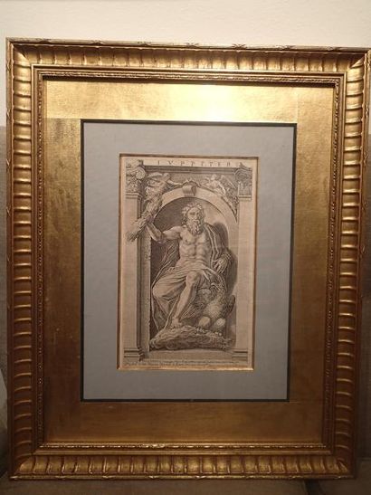 null Polidoro da CARAVAGGIO (Caravaggio 1499 - Messine 1543) D'après Saturnus, Vulcanus,...