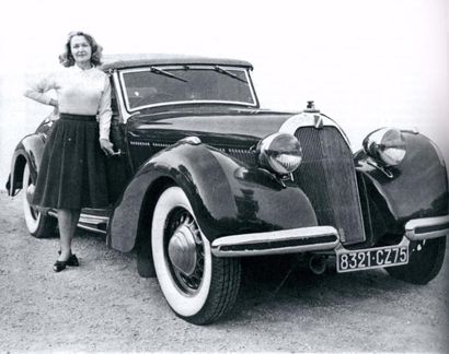 null 1938 Talbot T15 Cabriolet Baby châssis n°91219 Rare châssis court Carte grise...