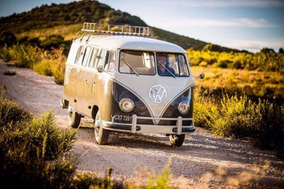 null 1960 VOLKSWAGEN COMBI 11 fenêtres châssis n° 18616CG Brésil + attestation FFVE...