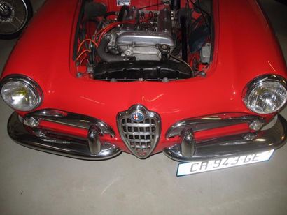null 1965 Alfa Romeo Giulia spider 1600 cm3 Type 1023 chassis 377444 carte grise...