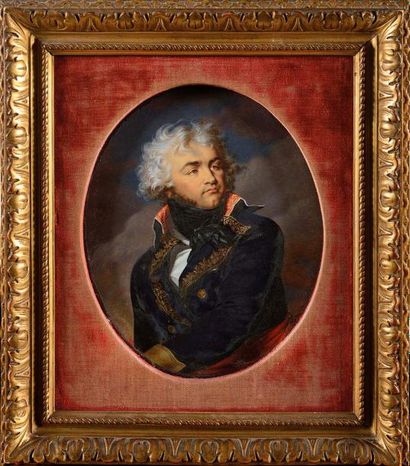 null Joseph HEIGEL (Munich, 1780 – Paris, 1837) Portrait du Général Kléber en uniforme...