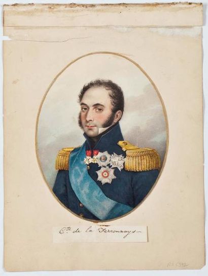 null Martin-Guillaume BIENNAIS (1764-1843) Plat rond en argent ciselé d ‘une frise...