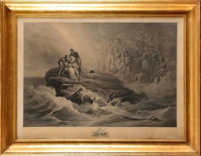 null Emile Jean Horace Vernet (1789-1863), d'après L’Apothéose de Napoléon Ier Gravure...