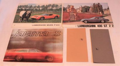 null "Catalogues Lamborghini"

Miura P 400, Catalogue 8 pages, en Italien, caractéristiques...