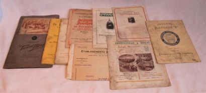 null "Documents de marques automobiles vers 1920".

Catalogue Turcat Méry vers 1920,...