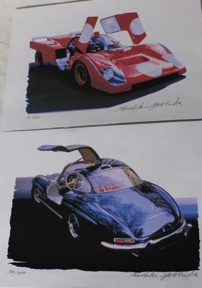 null Hideki YOSHIDA (né à Kyoto en 1949) 

 « Ferrari 250 GTO » 

7 lithographies...