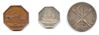 null Lot de six médailles en bronze (frappes postérieures du XIXe siècle) Henri IV:...