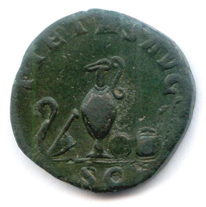 null MAXIME Caius Iulius Verus Maximus (César 236-238 † 238) Sesterce (grand bronze)...
