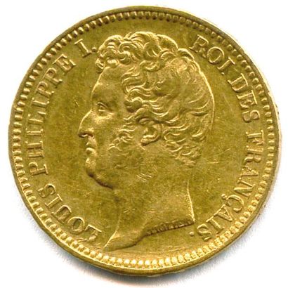 null LOUIS PHILIPPE Ier 20 Francs or 1831 A = Paris (tranche relief ). T.B