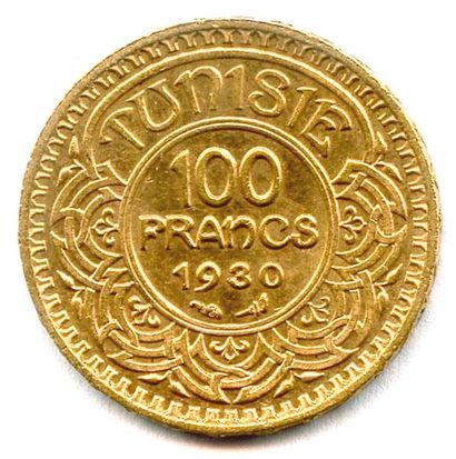 null TUNISIE Protectorat français (1833 – 1955) Ahmed Bey (1929 – 1942) 100 Francs...