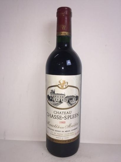 null 8 Blle Château CHASSE SPLEEN (Moulis) 1988 - Belles
