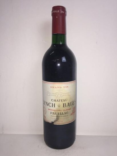null 8 Blle Château LYNCH BAGES (Pauillac) 1988 - Bons niveaux/ELA