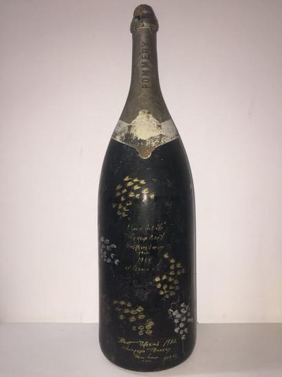 null 1 Mathu CHAMPAGNE POMMERY 1982 - Beau/Collerette usée