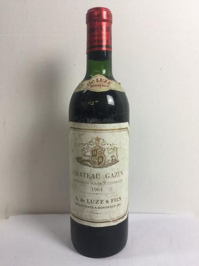 null 1 Blle Château GAZIN (Pomerol) mise De Luze 1964 - Belle