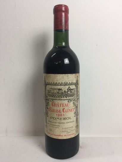 1 Blle Château EGLISE CLINET (Pomerol) 1961...
