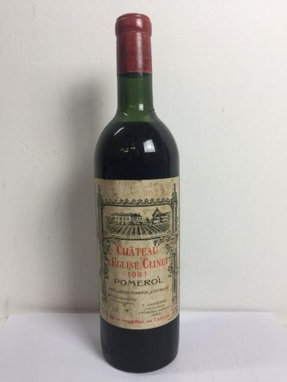 null 1 Blle Château EGLISE CLINET (Pomerol) 1961 - Belle/Epaule