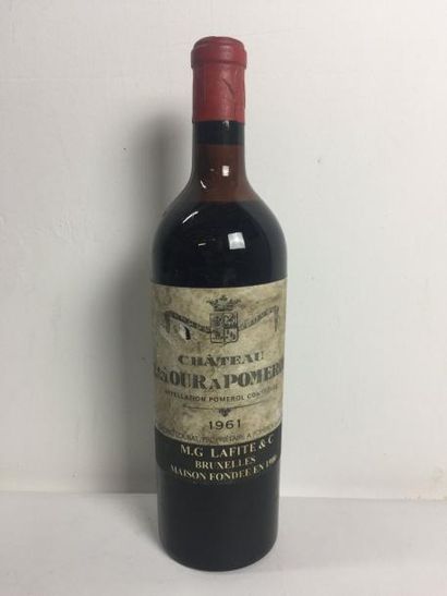 null 1 Blle Château LATOUR POMEROL (Pomerol) mise LAFITE 1961 - DÉBUT ÉPAULE