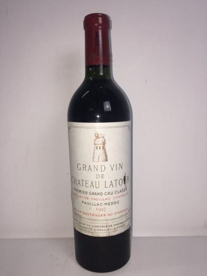 null 1 Blle Château LATOUR (Pauillac) 1947 - Très belle/Reconditionnée au Châtea...