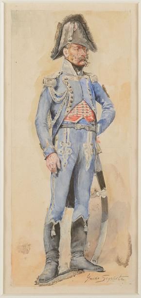 null Guido SIGRISTE (1864-1915). « Officier d’ordonnance de l’Empereur Napoléon Ier...