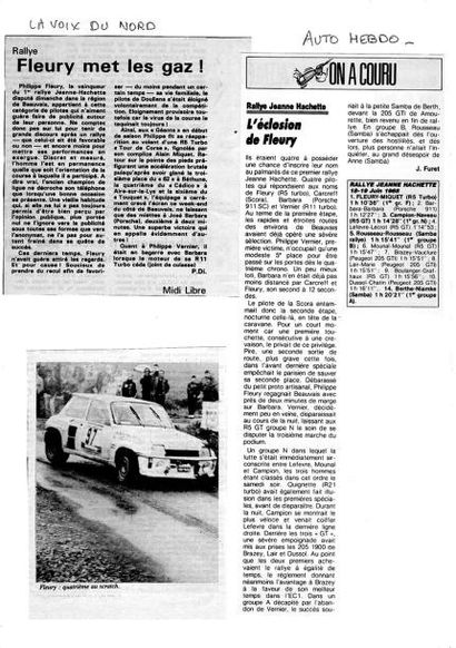  1980 RENAULT R5 TURBO SPECIFICITES « TOUR DE CORSE » Numéro de série B0000065 Carte...