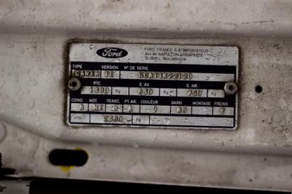 null 1977

FORD ESCORT RS 2000 (MKII)

Numéro de série GCATTK22120

Carte grise française

A...