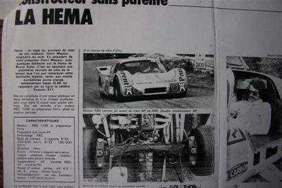 null c1973

HEMA

Carrosserie d’un prototype HEMA

Vendue avec sa boîte de vitesse...