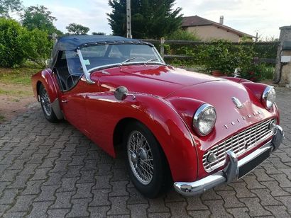 null 1962
TRIUMPH TR3A
Numéro de série TS77152L
Carte grise française de collection
La...