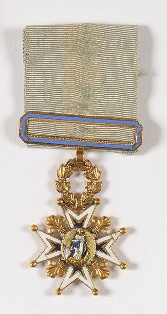 null espagne ordre de charles iii, créé en 1771. Rare insigne de chevalier de la...
