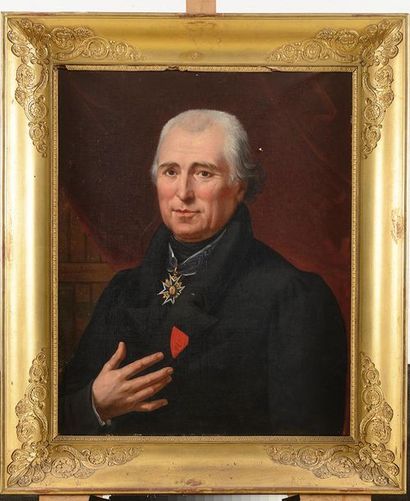 null Robert LEFEVRE (Bayeux 1755 - Paris 1830) Portrait de l’aumônier de Charles...