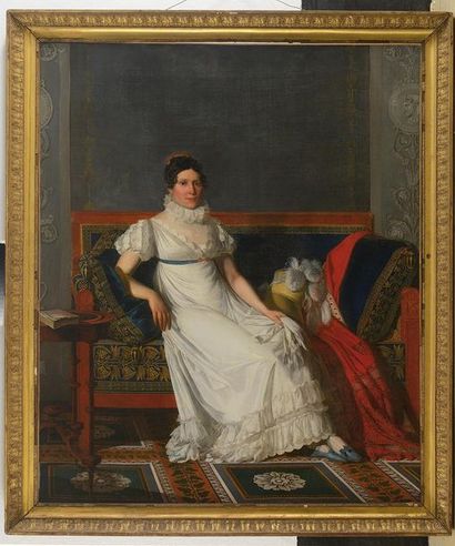 null 
Attribué à François Henri MULARD (1769 - 1850)


Portrait de Madame de F. en...