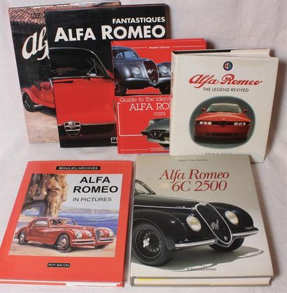 null "Livres Alfa Romeo" Ensemble de livres sur la marque Alfa-Romeo. -"Alfa-Romeo...