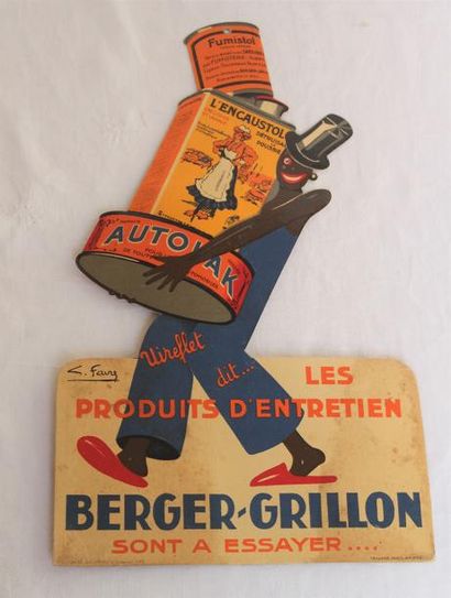 null Géo HAM (Georges Hamel) (1900-1972) « Pilote au casque rouge » Lithographie,...