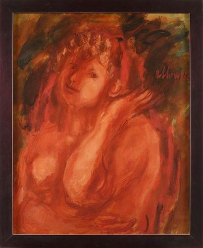 SIGMUND MENKES (1896-1986) Femme au coquillage...