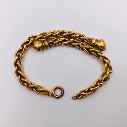null BRACELET en or jaune 750 millièmes, ancienne bracelet transformé en bracelet,...