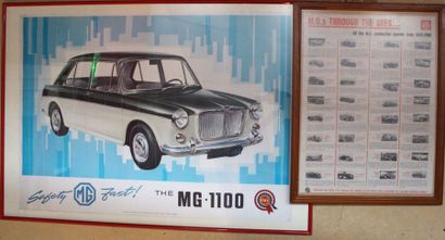 null « MG & Austin » 

-Deux calandres  : MG 1100 et Austin Princess

 -Affiche d’intérieur...