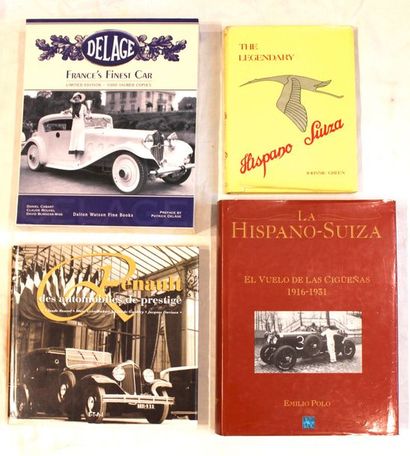 null «  Livres sur les marques Hispano-Suiza, Delage et Renault »

- « The Legendary...