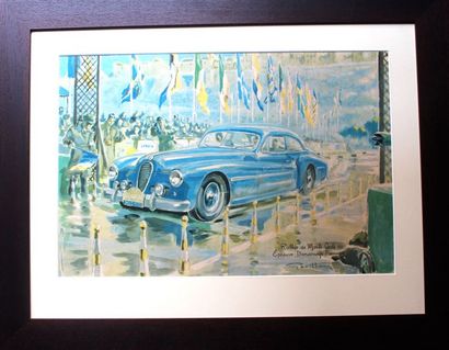 null Géo HAM (Georges Hamel, 1900- 1972)

« Rallye Monte Carlo 1951 »

Estampe signée...