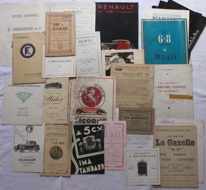 null « Catalogues automobiles et voiturettes Françaises avant 1945»

- « La voiturette...