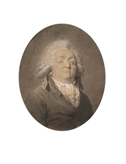 null Jean-Urbain GUERIN (1761-1836) Honnoré Gabriel Mirabeau, 1791. Dessin au crayon...