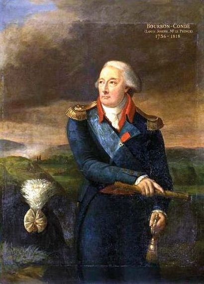null Louis Pierre DESEINE (1749-1822)
« Le Prince Louis de Condé (1736-1818), portant...
