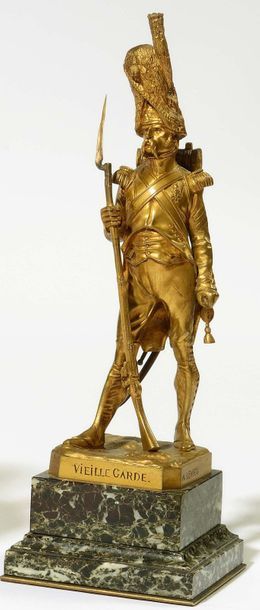 null Armand Leveel (1821-1905). Ecole française. « Grenadier de la vieille garde....