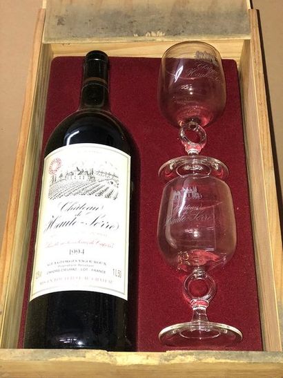 null 1 Mag Château DE HAUTE SERRE (Cahors) 1994 - Très beau / En coffret avec 2 verres...