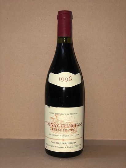 null 6 Blle VOLNAY CHAMPANS 1er Cru (Pierre Bouley-Rossignol) 1996 - Très belles...