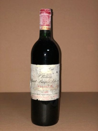 null 6 Blle Château HAUT BAGES LIBERAL (Haut Médoc) 1989 - Etiquettes moisies