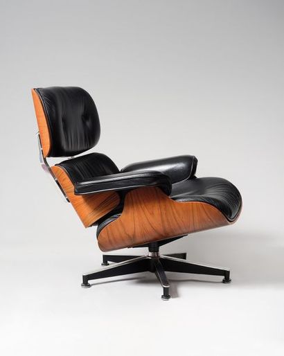 null CHARLES (1907-1978) & RAY (1912-1988) EAMES D’après STEELFORM Editeur Fauteuil...
