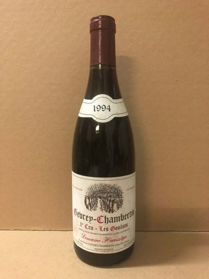 null 6 Blle GEVREY CHAMBERTIN LES GOULOTS (Domaine Heresztyn) 1994 - Très belles...