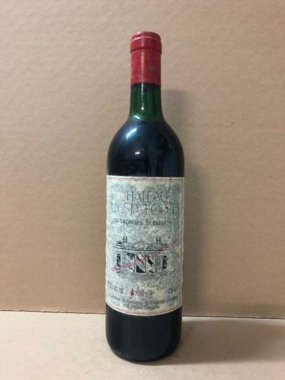 null 4 Blle Château PUY SAINT GEORGES (st Georges St Emilion) 1991 - BG / NTLB /...