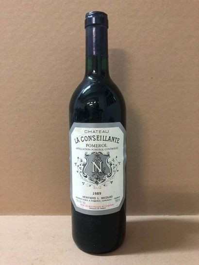 null 1 Blle Château LA CONSEILLANTE (Pomerol) 1989 - Belle