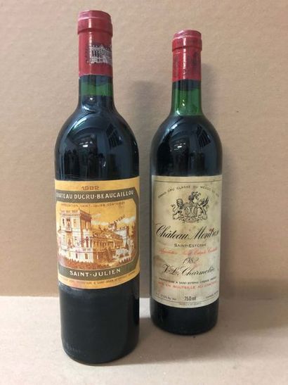 null 1 Blle Château MONTROSE (St Estèphe) 1982 - TLB 1 Blle Château DUCRU BEAUCAILLOU...